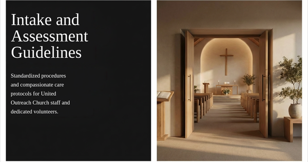 Intake and Assessment Guidelines: United Outreach Church